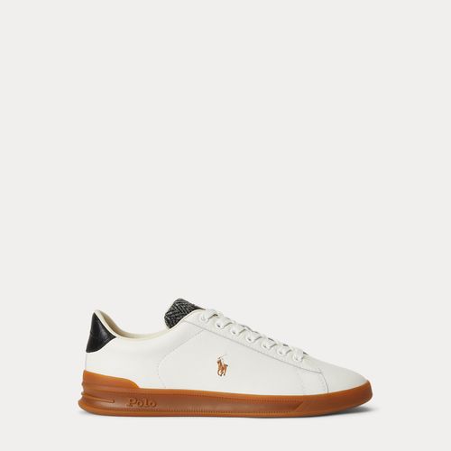 Baskets Heritage Court II cuir et tweed - Polo Ralph Lauren - Modalova