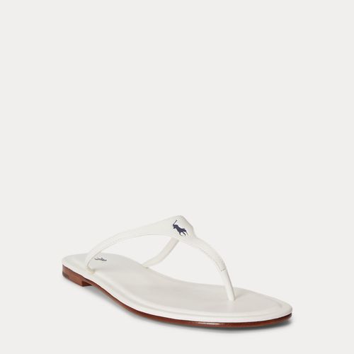 Tongs Polo Play en cuir - Polo Ralph Lauren - Modalova