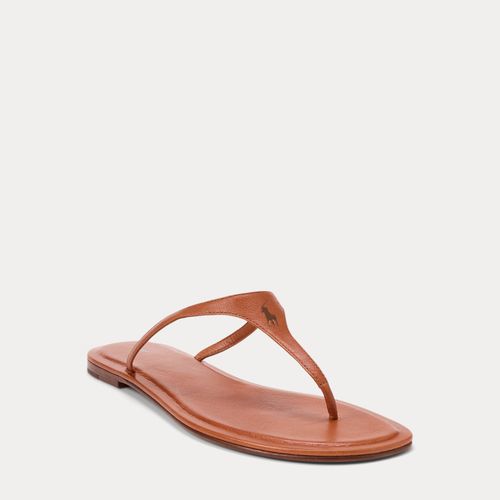 Tongs cuir Polo Play - Polo Ralph Lauren - Modalova
