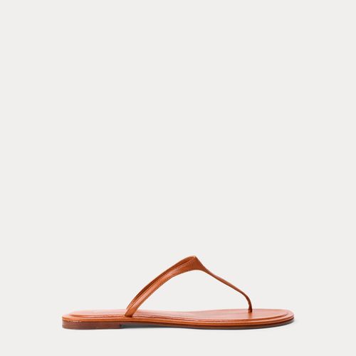 Tongs cuir Polo Play - Polo Ralph Lauren - Modalova
