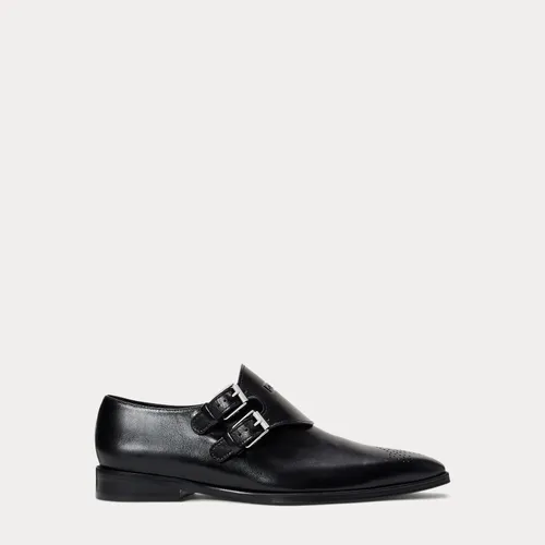 Mocassins à double boucle en cuir - Polo Ralph Lauren - Modalova