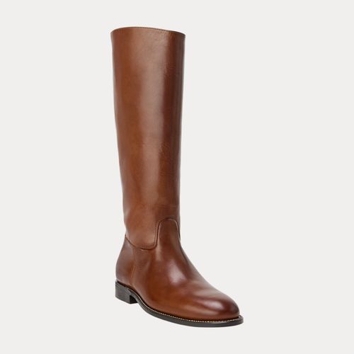 Bottes hautes en cuir tanné - Polo Ralph Lauren - Modalova