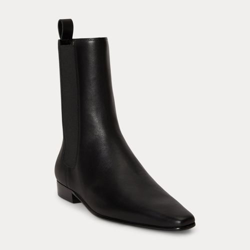 Bottines Chelsea en cuir ciré - Polo Ralph Lauren - Modalova