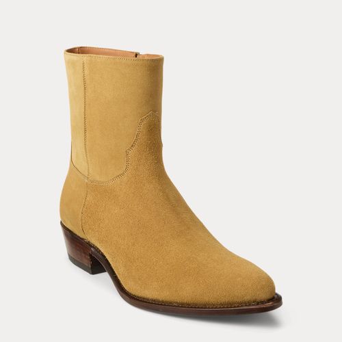 Bottes western en vachette velours - Polo Ralph Lauren - Modalova