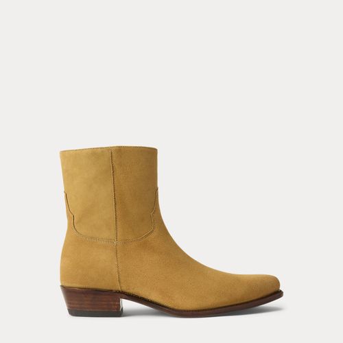 Bottes western en vachette velours - Polo Ralph Lauren - Modalova