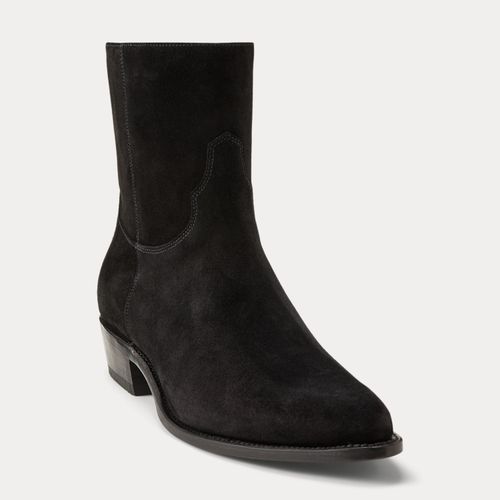 Bottes western en vachette velours - Polo Ralph Lauren - Modalova