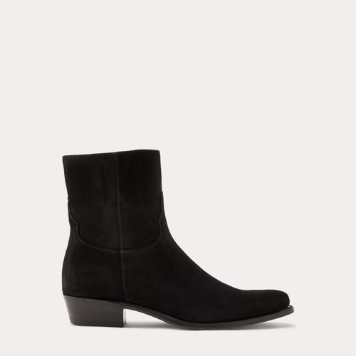 Bottes western en vachette velours - Polo Ralph Lauren - Modalova