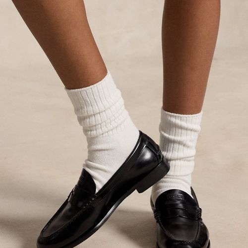 Mocassin en cuir de vachette - Polo Ralph Lauren - Modalova