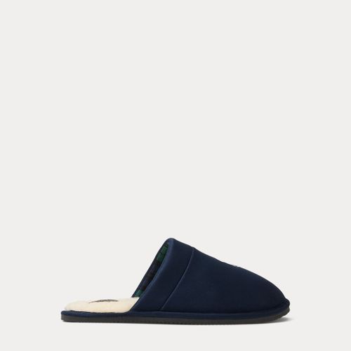 Chaussons mules Klarence en microdaim - Polo Ralph Lauren - Modalova