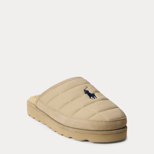 Chaussons Reade matelassés bordés daim - Polo Ralph Lauren - Modalova