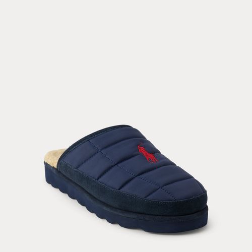 Chaussons Reade matelassés bordés daim - Polo Ralph Lauren - Modalova