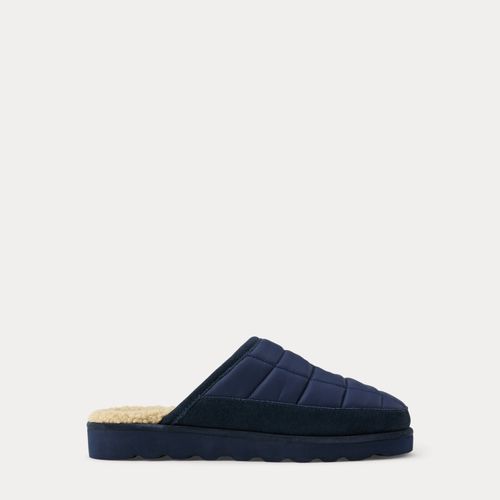 Chaussons Reade matelassés bordés daim - Polo Ralph Lauren - Modalova