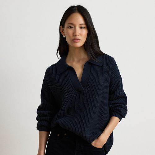 Pull Polo en laine mélangée - Lauren - Modalova