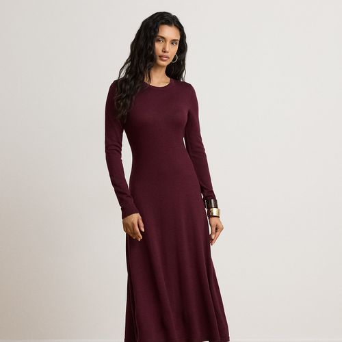 Robe-pull col rond en laine - Lauren - Modalova