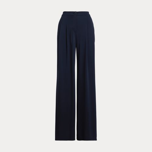 Pantalon large à pinces jersey stretch - Lauren - Modalova