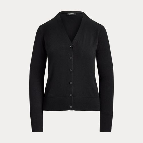Cardigan à col en V en coton et modal - Lauren - Modalova