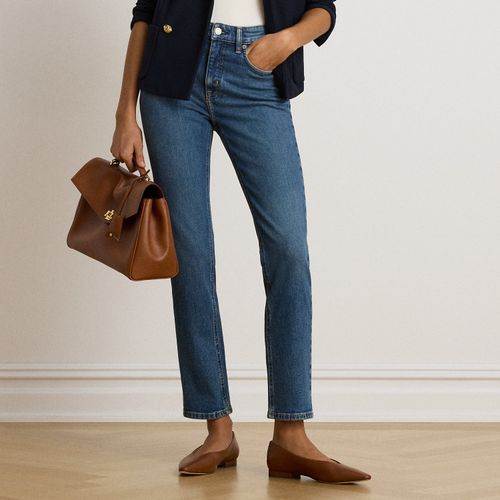 Jean slim droit taille haute - Lauren - Modalova