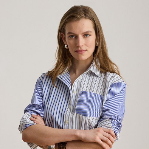 Chemise rayée Relaxed Fit en popeline - Lauren - Modalova