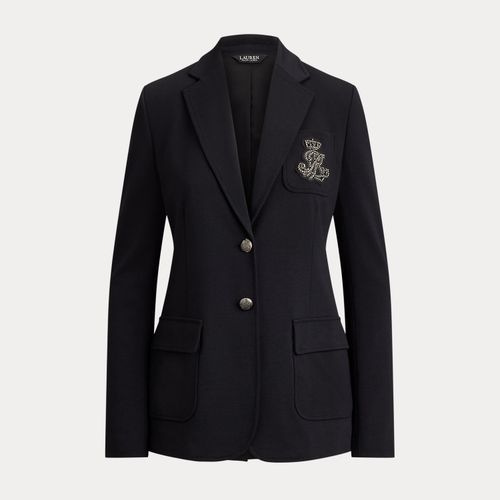 Blazer jersey ponte broderie à strass - Lauren - Modalova
