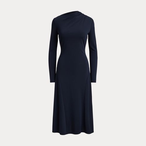 Robe mi-longue asymétrique stretch - Lauren - Modalova