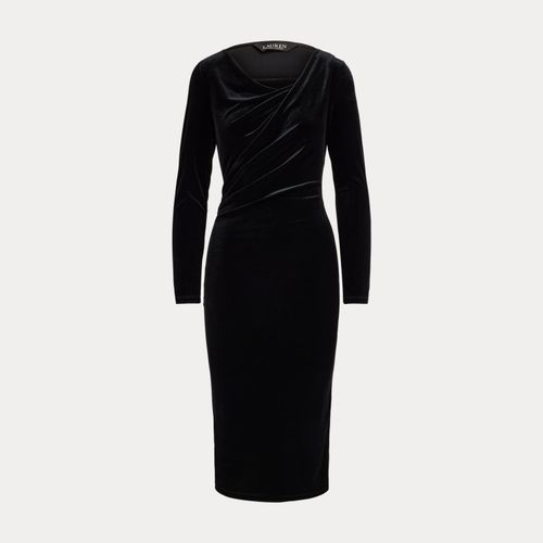 Robe à manches longues en velours - Lauren - Modalova
