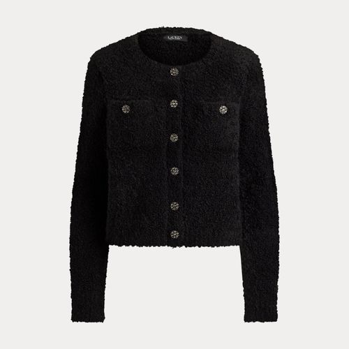 Veste-pull à col rond en bouclé - Lauren - Modalova