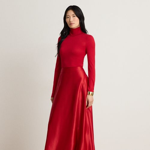 Maxi jupe en satin duchesse - Lauren - Modalova