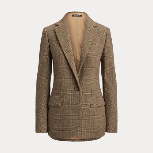 Blazer prince-de-galles sergé de laine - Lauren - Modalova