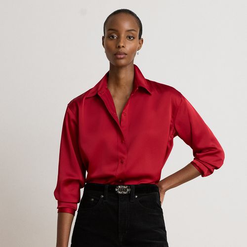 Chemise Relaxed Fit en charmeuse - Lauren - Modalova