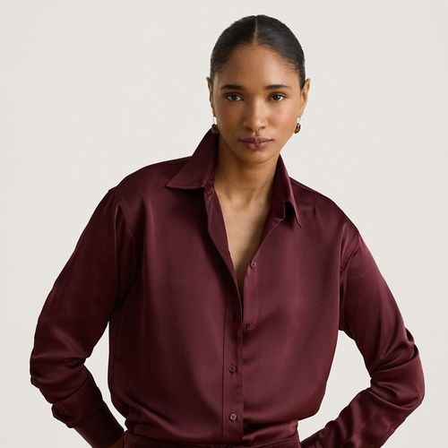 Chemise Relaxed Fit en charmeuse - Lauren - Modalova