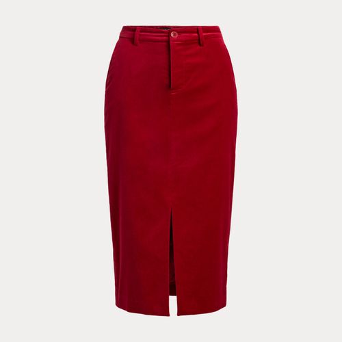 Jupe crayon en velours stretch - Lauren - Modalova