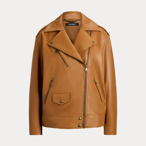 Veste moto en agneau - Lauren - Modalova