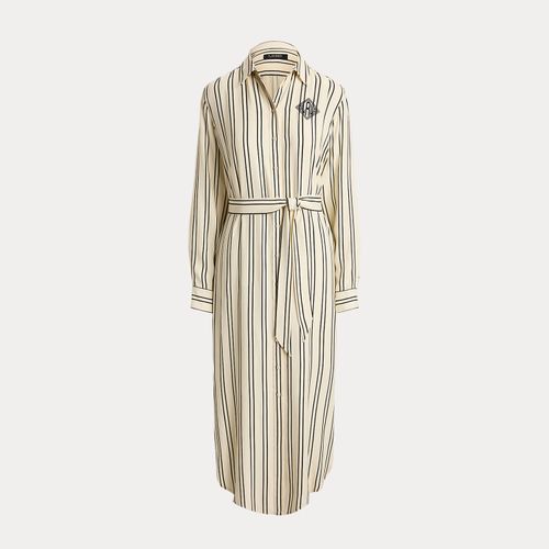 Robe-chemise rayée en jacquard - Lauren - Modalova