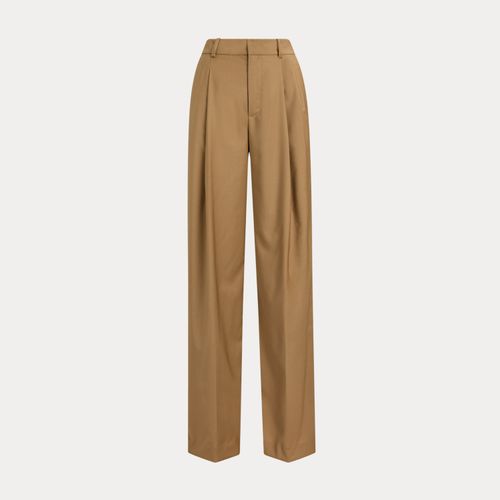 Pantalon à pinces en laine - Lauren - Modalova