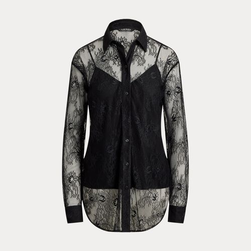 Chemise Relaxed Fit en dentelle fleurie - Lauren - Modalova