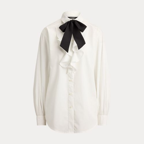 Chemise à volants et col noué - Lauren - Modalova