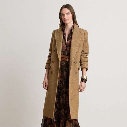 Manteau croisé à chevrons - Lauren - Modalova