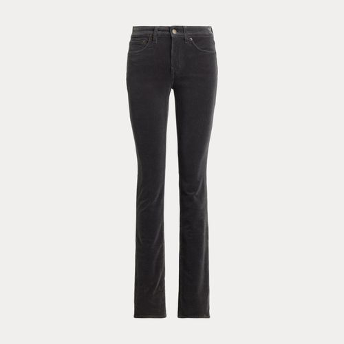 Pantalon slim taille mi-haute en velours - Lauren - Modalova