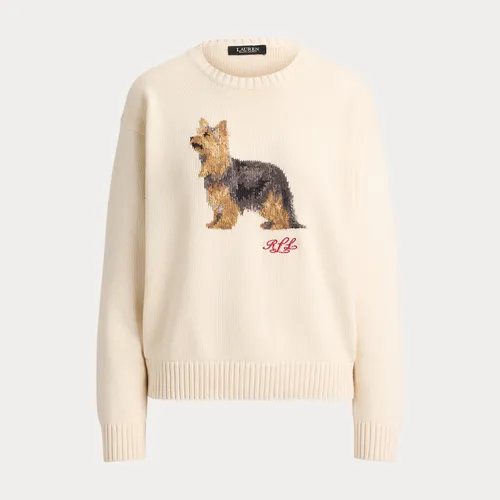 Pull à yorkshire en tricot intarsia - Lauren - Modalova