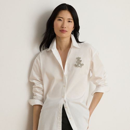 Chemise Relaxed broderie bullion strass - Lauren - Modalova