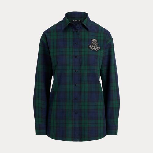 Chemise Relaxed Fit Black Watch brodée - Lauren - Modalova