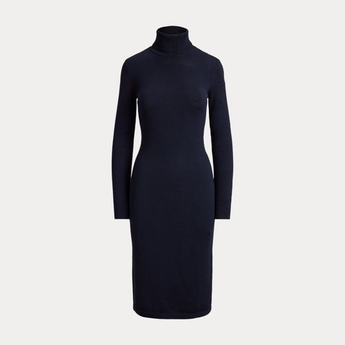 Robe-pull à col roulé en laine - Lauren - Modalova