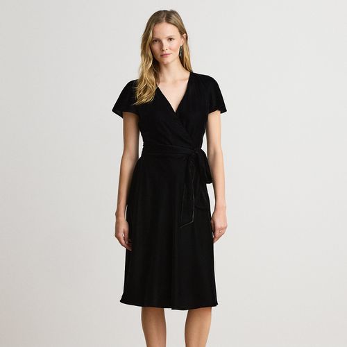 Robe ceinturée à col en V croisé - Lauren - Modalova