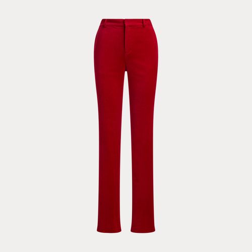 Pantalon droit en velours stretch - Lauren - Modalova