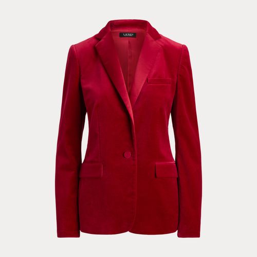 Blazer en velours stretch bordure satin - Lauren - Modalova