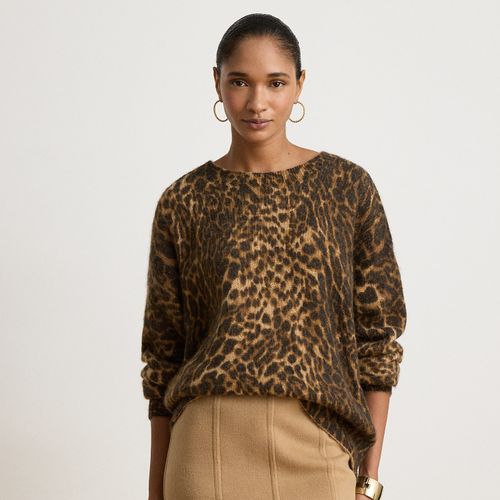 Pull à col rond à motif ocelot - Lauren - Modalova
