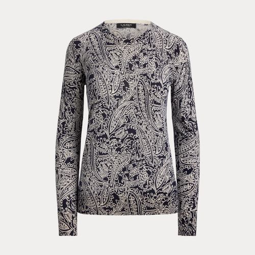 Pull en coton-modal à motif cachemire - Lauren - Modalova