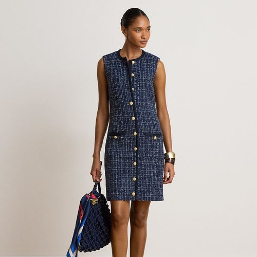 Robe droite sans manches en bouclé - Lauren - Modalova