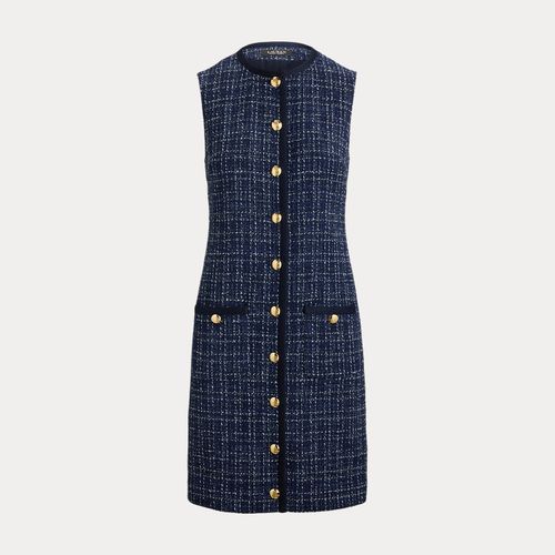 Robe droite sans manches en bouclé - Lauren - Modalova