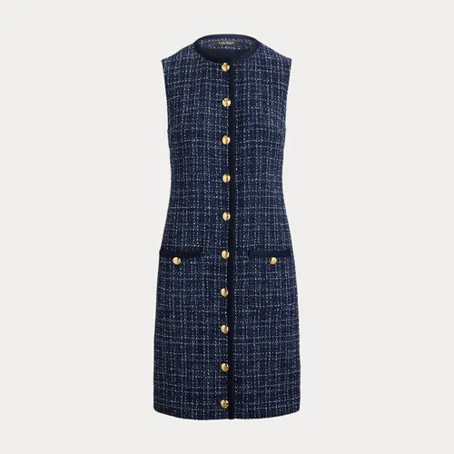 Robe droite sans manches en bouclé - Lauren - Modalova